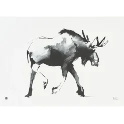 Teemu Järvi Illustrations Elk poster, 70 x 50 cm