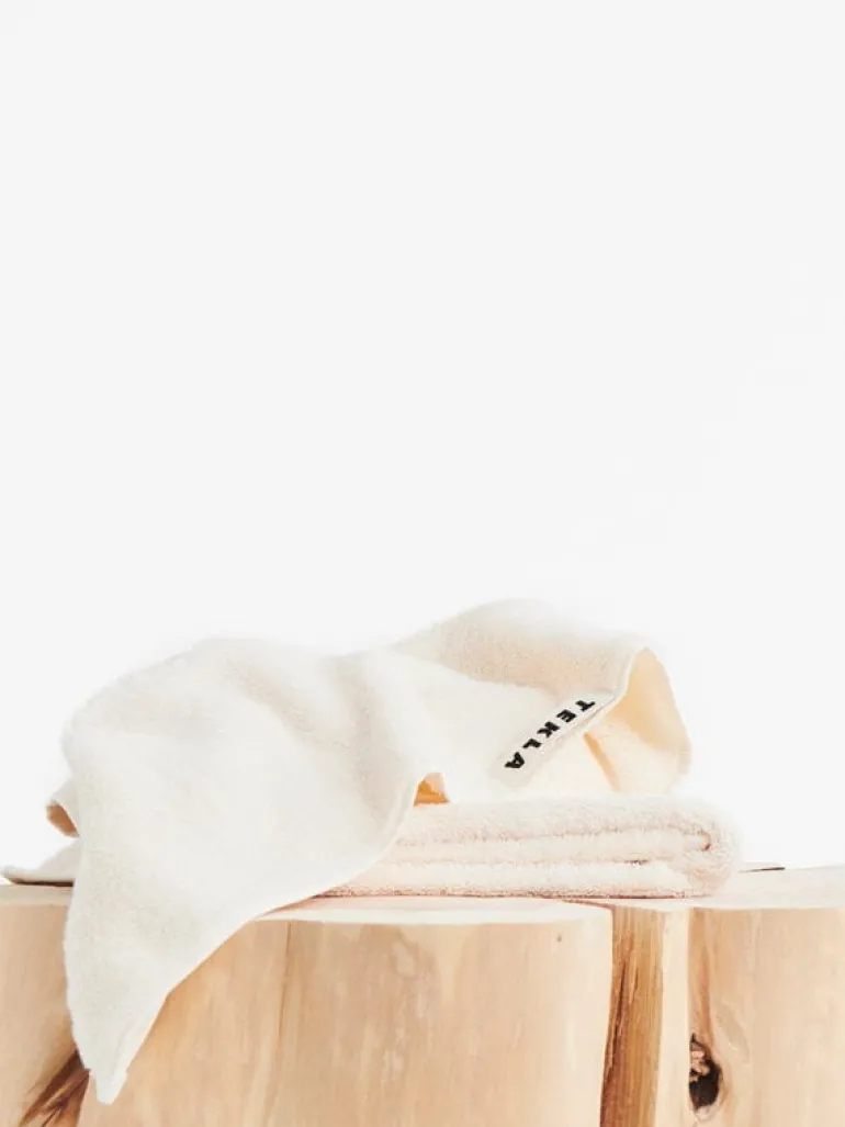 Tekla Bath towel, ivory