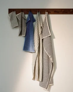 Tekla Bath towel, kodiak stripes