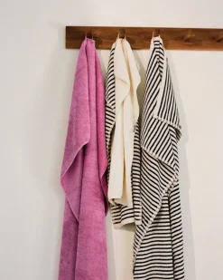Tekla Bath towel, kodiak stripes