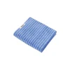 Tekla Guest towel, clear blue stripes