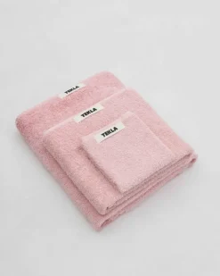 Tekla Guest towel, shaded pink