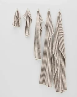 Tekla Hand towel, kodiak stripes