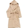Tekla Hooded bathrobe, sienna
