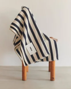 Tekla Lambswool blanket, 130 x 180 cm, magpie stripes