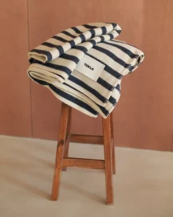 Tekla Lambswool blanket, 130 x 180 cm, magpie stripes