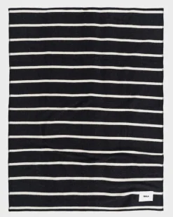 Tekla Lambswool blanket, 130 x 180 cm, starling stripes