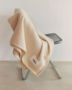 Tekla Lambswool blanket, 130 x 180 cm, snow