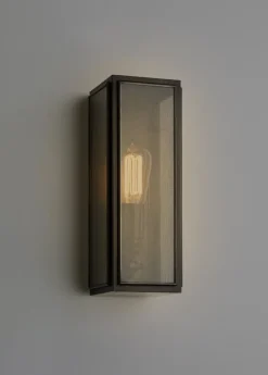 Tekna Annet Gauze wall lamp, dark bronze - clear glass