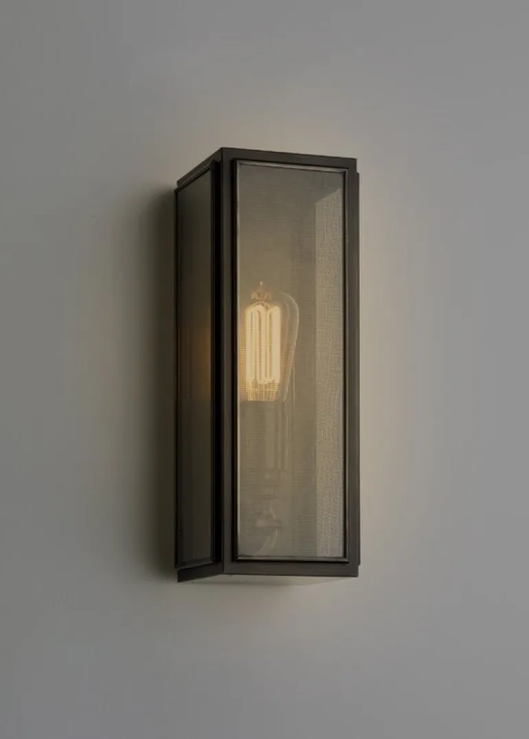 Tekna Annet Gauze wall lamp, dark bronze - clear glass