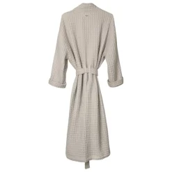 The Organic Company Big Waffle bathrobe, stone
