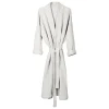 The Organic Company Big Waffle bathrobe, natural white