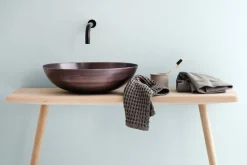 The Organic Company Big Waffle hand towel, clay