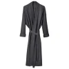The Organic Company Big Waffle bathrobe, dark grey