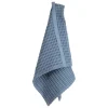 The Organic Company Big Waffle hand towel, grey blue