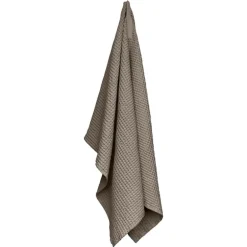 The Organic Company Big Waffle towel and blanket, clay