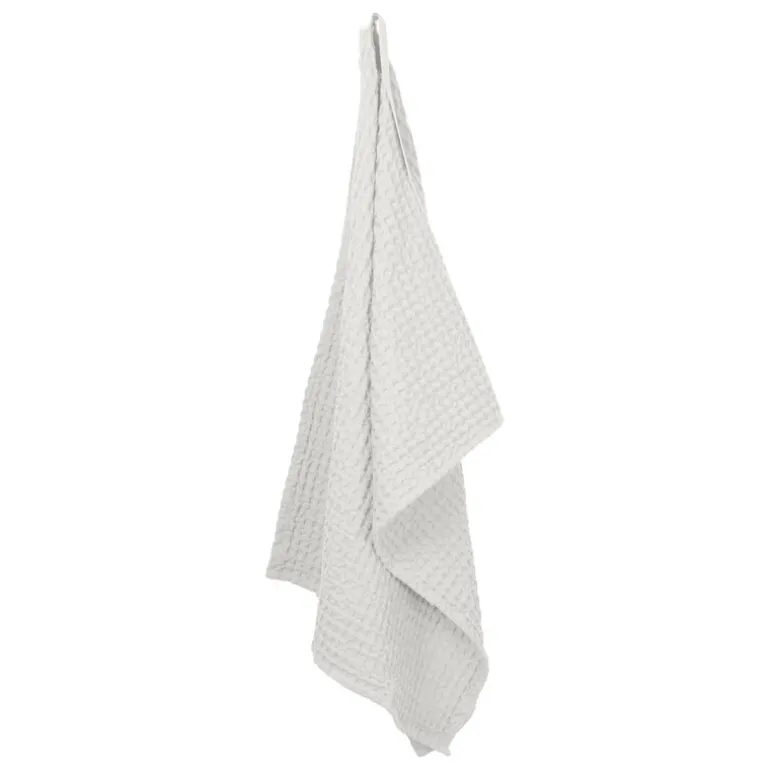 The Organic Company Big Waffle hand towel, 50 x 130 cm, natural white