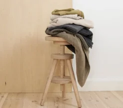 The Organic Company Big Waffle hand towel, natural white