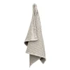 The Organic Company Big Waffle hand towel, stone