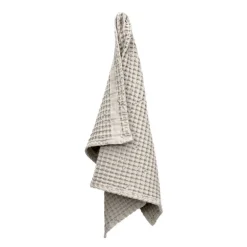 The Organic Company Big Waffle hand towel, stone