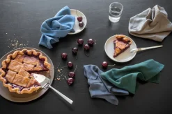 The Organic Company Dinner napkin, 4 pcs, dark grey