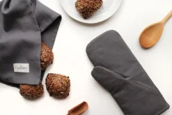 The Organic Company Kitchen towel, dark grey