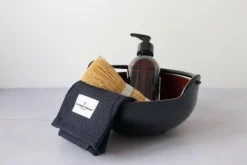 The Organic Company Kitchen and wash cloth, dark grey