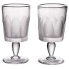The Table Project Facet 02 stem glass, set of 2, clear