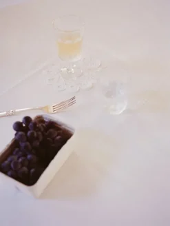 The Table Project Facet 02 stem glass, set of 2, clear