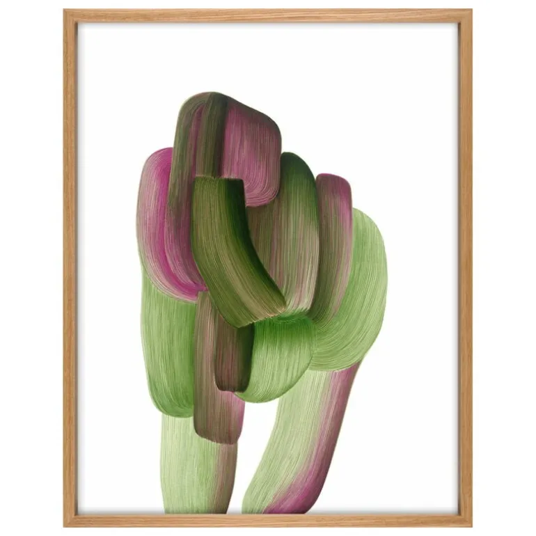 The Wrong Shop Drawing 20 poster with oak frame, 62.2 x 79.1 cm