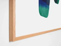 The Wrong Shop Drawing 19 poster with oak frame, 62.2 x 79.1 cm