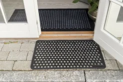 Tica Copenhagen Dot doormat, 45 x 75 cm, black