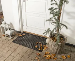 Tica Copenhagen Dot doormat, 60 x 90 cm, black