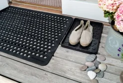 Tica Copenhagen Dot doormat, 60 x 90 cm, black