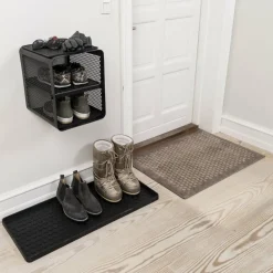 Tica Copenhagen Dot shoe tray, L, black