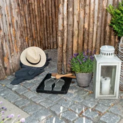 Tica Copenhagen Dot shoe tray, S, black