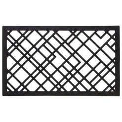 Tica Copenhagen Lines doormat, 45 x 75 cm, black