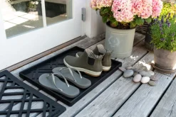 Tica Copenhagen Lines doormat, 45 x 75 cm, black