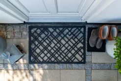 Tica Copenhagen Lines doormat, 60 x 90 cm, black