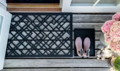 Tica Copenhagen Lines doormat, 60 x 90 cm, black