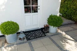 Tica Copenhagen Lines doormat, 60 x 90 cm, black