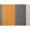 Tica Copenhagen Stripes horizontal floor mat, 90 x 130 cm, grey -  muted yellow