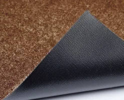 Tica Copenhagen Stripes horizontal rug, 67 x 120 cm, cognac - d.brown - black