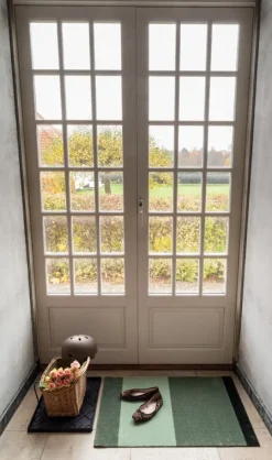 Tica Copenhagen Stripes horizontal rug, 60 x 90 cm, green