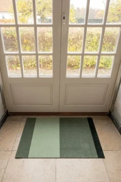 Tica Copenhagen Stripes horizontal rug, 60 x 90 cm, green