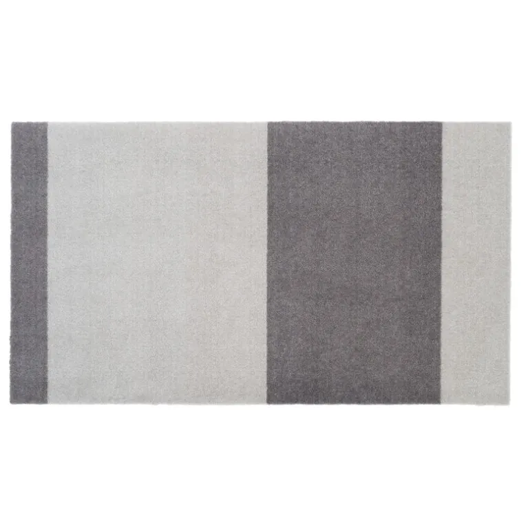 Tica Copenhagen Stripes horizontal floor mat, 60 x 90 cm, grey