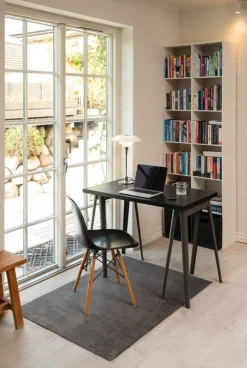 Tica Copenhagen Uni color rug, 90 x 130 cm, steel grey