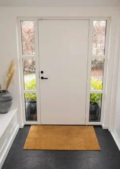 Tica Copenhagen Uni color rug, 90 x 130 cm, muted yellow