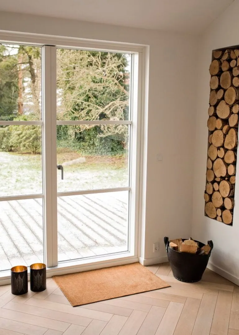 Tica Copenhagen Uni color rug, 60 x 90 cm, muted yellow