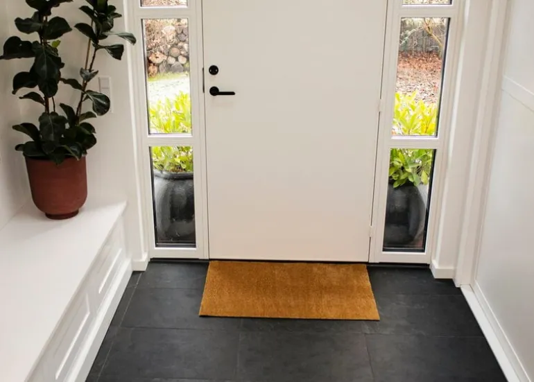 Tica Copenhagen Uni color rug, 60 x 90 cm, muted yellow